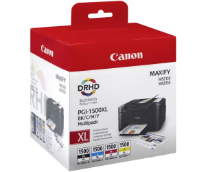 Multipack de cartouches d'encre noire/cyan/magenta/jaune haut rendement Canon  PGI-2500XL — Boutique Canon France