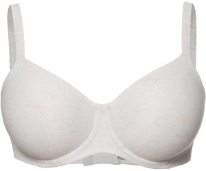 Triumph Bügel-BH Flower Minimizer W weiß lila Gr. 100 C, 95 C, E, 90