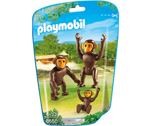 Playmobil Couple De Chimpanzes Avec Bebe 6650 Au Meilleur Prix Sur Idealo Fr