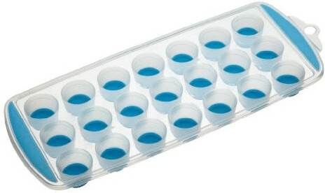 Kitchen Craft Colourworks Pop Out bac à glaçons bleu