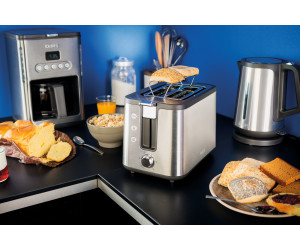 ede 720 Watt Krups KH442D10 Control Line Premium Toaster mit 6 Bräunungsstufen 
