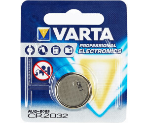 schwarz & VARTA Batterien Electronics CR2032 Lithium Knopfzelle 3V Batterie 1er Pack Knopfzellen in Original 1er Blisterverpackung Karcher UR 1080 Uhrenradio 