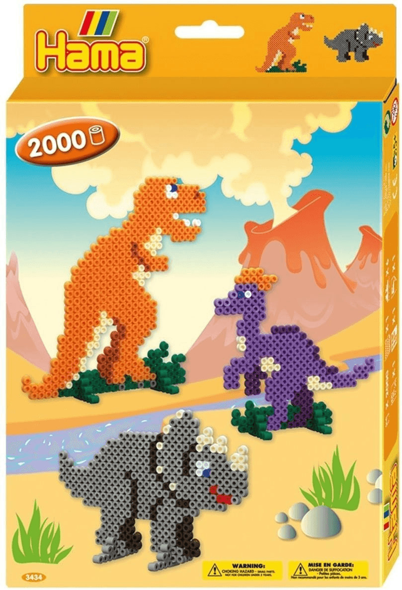 Hama Perles à repasser Le monde des dinosaures