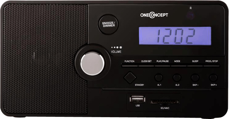 OneConcept Radio Luzern (marron)