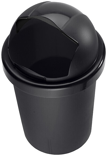 Rotho Rubbish Bin Roll Bob 30 L black