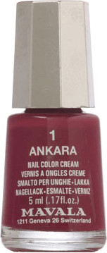 Photos - Nail Polish Mavala Mini Color 1 Ankara  (5 ml)
