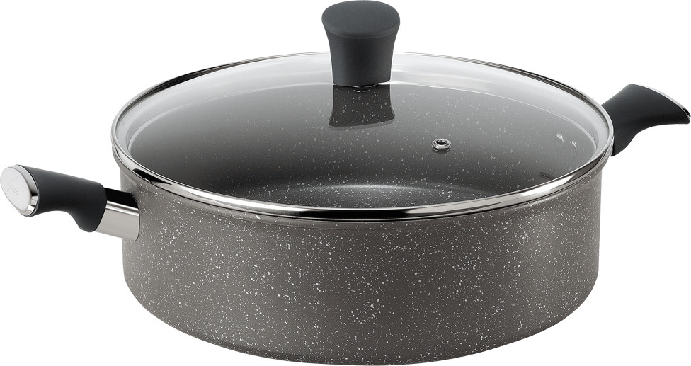 Lagostina Lavinia Sauteuse deux anses avec couvercle 26 cm