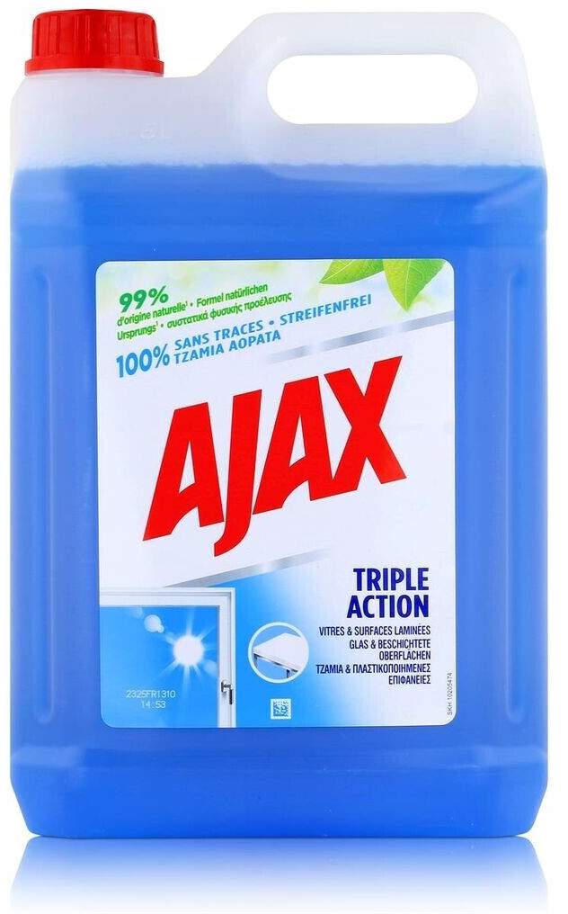Ajax Glass cleaner 3-way active (5 l) au meilleur prix sur