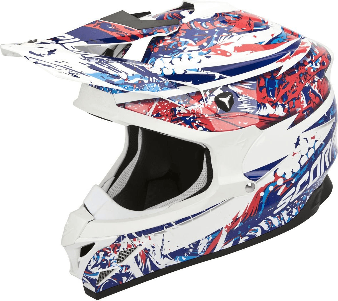 Scorpion VX-15 Evo Air Horror blanc/rouge/bleu