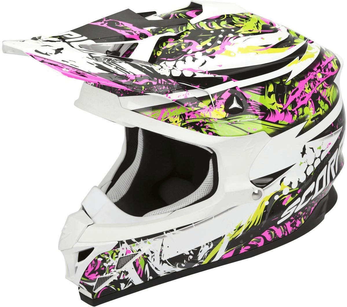 Scorpion VX-15 Evo Air Horror blanc/rose/vert