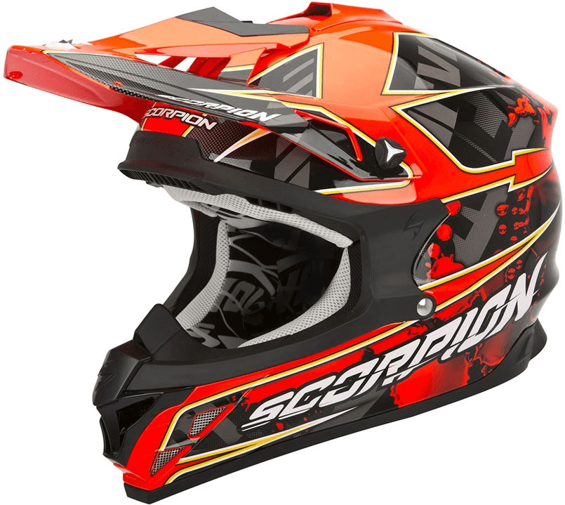 Scorpion VX-15 Evo Air Magma noir/rouge