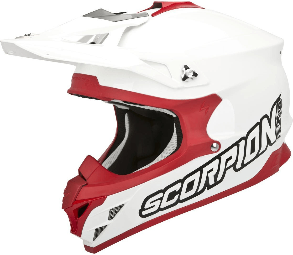 Scorpion VX-15 Evo Air Solid blanc/rouge