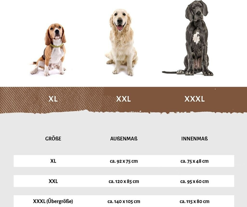 Knuffelwuff Lit pour chien Square XXXL Brown Knuffelwuff Lit pour chien Square XXXL Brown
