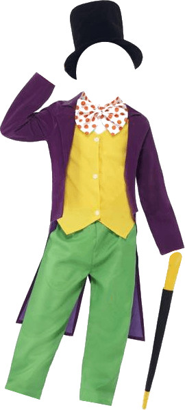 Smiffy's Costume Roald Dahl Willy Wonka