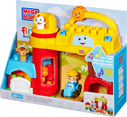 MEGA BLOKS First Builders - Ferme musicale Bobby Barn (81255)