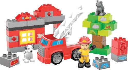 MEGA BLOKS Junior Builders - Fire Station Rescue (7153)