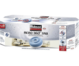 4 sacs recharges absorbeur d'humidité Aéro 360° vanille - RUBSON