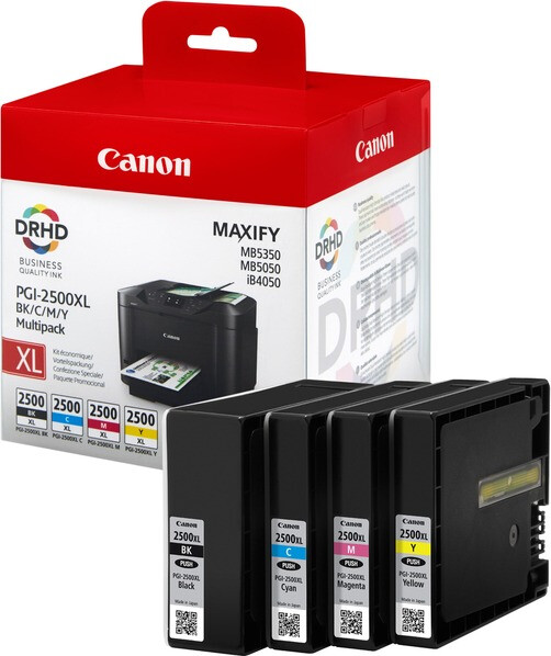 Soldes Canon PGI-2500XL Multipack 4 couleurs (9254B004) 2024