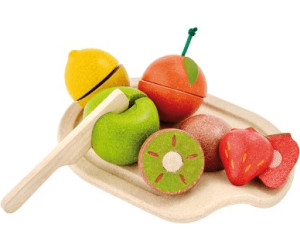 Fruits et légumes en bois à découper PLAN TOYS - MES TENDANCES BOI