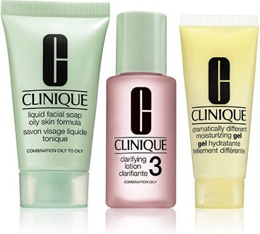 Clinique Kit d'initiation Basic 3 Temps types de peau 3 (50 ml + 100 ml + 30 ml)