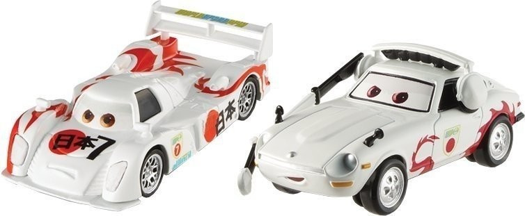 Mattel Disney Cars - WGP - Shu Todoroki & Mach Matsuo