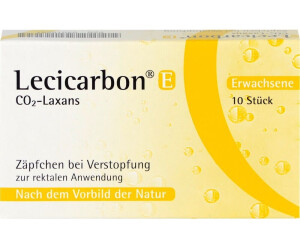 Lecicarbon E Co2 Laxans Erw.-Suppositorien (10 Stk.)