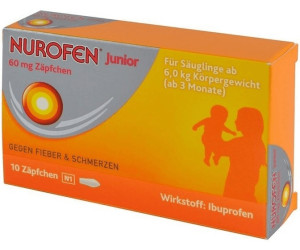 Nurofen Junior Zapfchen 60 Mg 10 Stk Jetzt Ab 1 99 Idealo At
