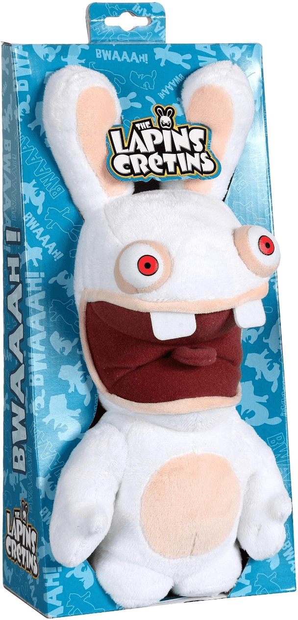 Gipsy toys Peluche sonore The Lapins Crétins bouche ouverte 28 cm