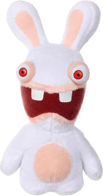 Gipsy toys Peluche sonore The Lapins Crétins bouche ouverte 18 cm