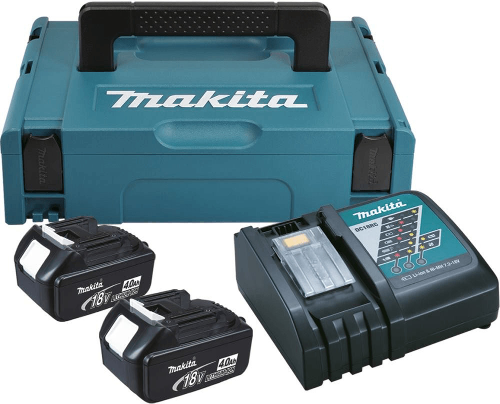 Photos - Power Tool Battery Makita Power Source-Kit 2 x 18 V/4,0 Ah 