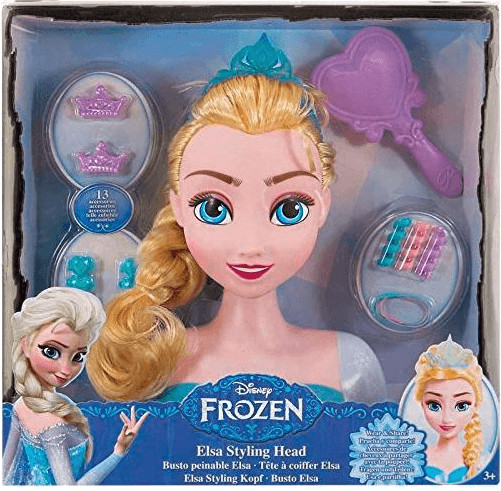 IMC Toys Tête à coiffer Deluxe Elsa La Reine des neiges