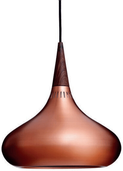 Fritz Hansen Orient Ø 34cm Copper / Rosewood (34192264)