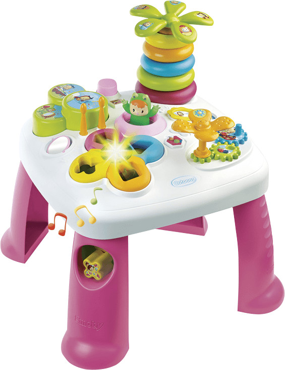 Smoby Cotoons table d'activités rose