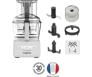 Robot Culinaire Magimix Compact System 3200 XL Noir + Presse-agrumes 85326EA - 2,6 L, 650W