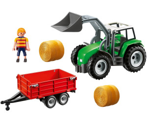 Playmobil für Kinderfahrzeuge wie Traktor Kipper Bagger gelb Anhänger 