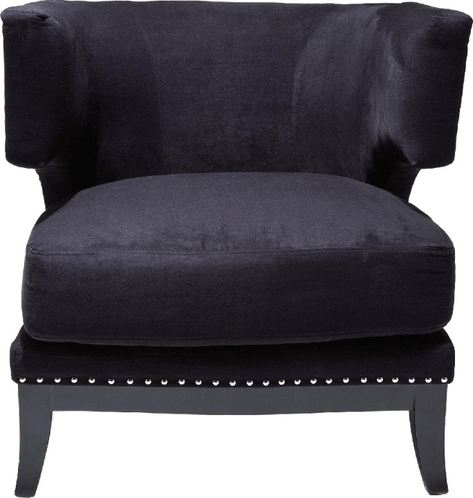 KARE Fauteuil Art Deco Noir