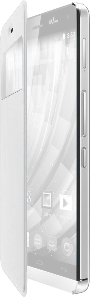 Wiko Folio support high vision blanc (Getaway)