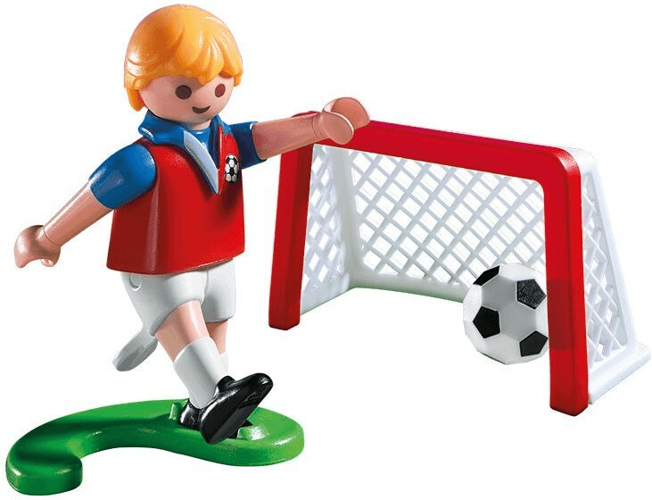 Playmobil Joueur de football avec cage au but (4947) au meilleur prix sur