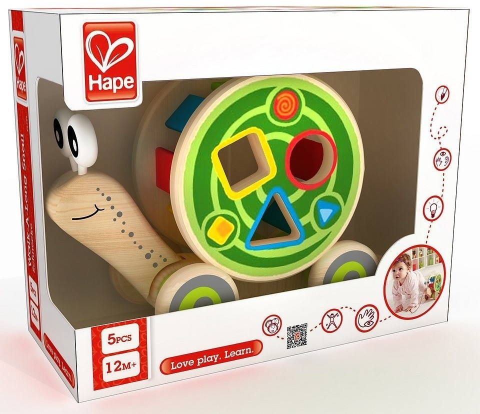 HaPe Escargot roulant avec jeu de formes