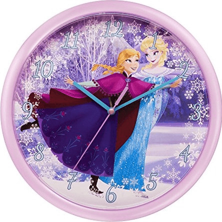Disney Horloge murale Anna & Elsa La Reine des neiges