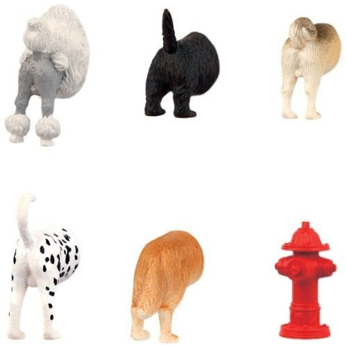Kikkerland Aimants Derrières de chien