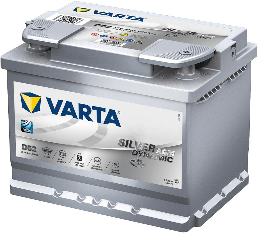 VARTA Silver Dynamic AGM 12V 60Ah D52 ab 129,50 € (Februar 2024