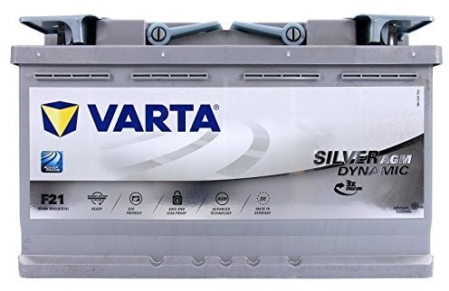 BATTERIA VARTA F21 SIL-DYN-AGM 12V 80Ah DIM.315x175x190 B13 : :  Auto e Moto