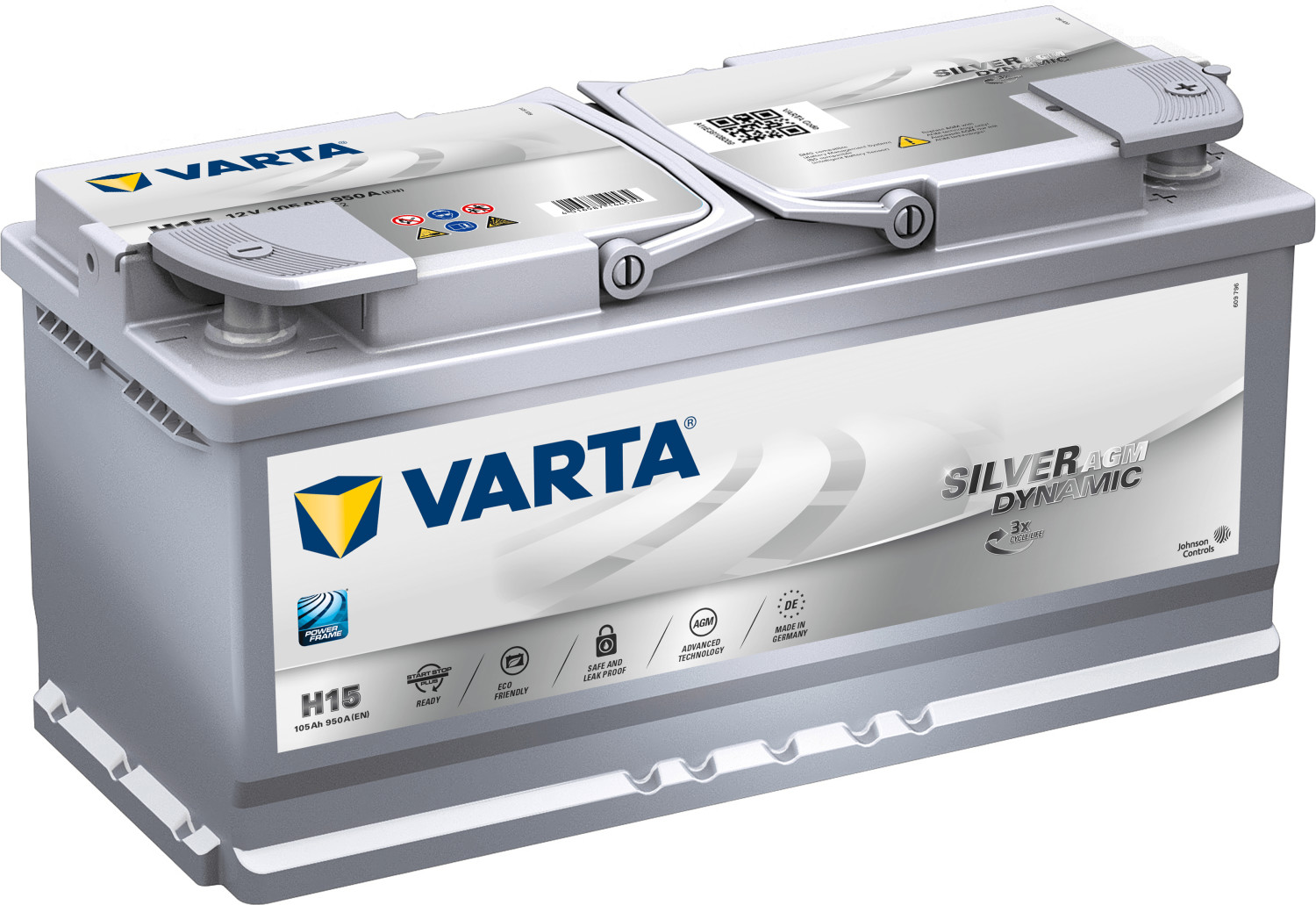 VARTA Silver Dynamic AGM 12V 105Ah H15 ab € 275,08
