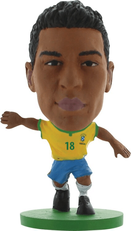  SoccerStarz Brazil International Figurine Blister Pack  Featuring Ramires Home Kit : Toys & Games