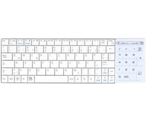Inline Bluetooth Mini Tastatur Mit Touchpad De Weiss Ab 23 76 Preisvergleich Bei Idealo De