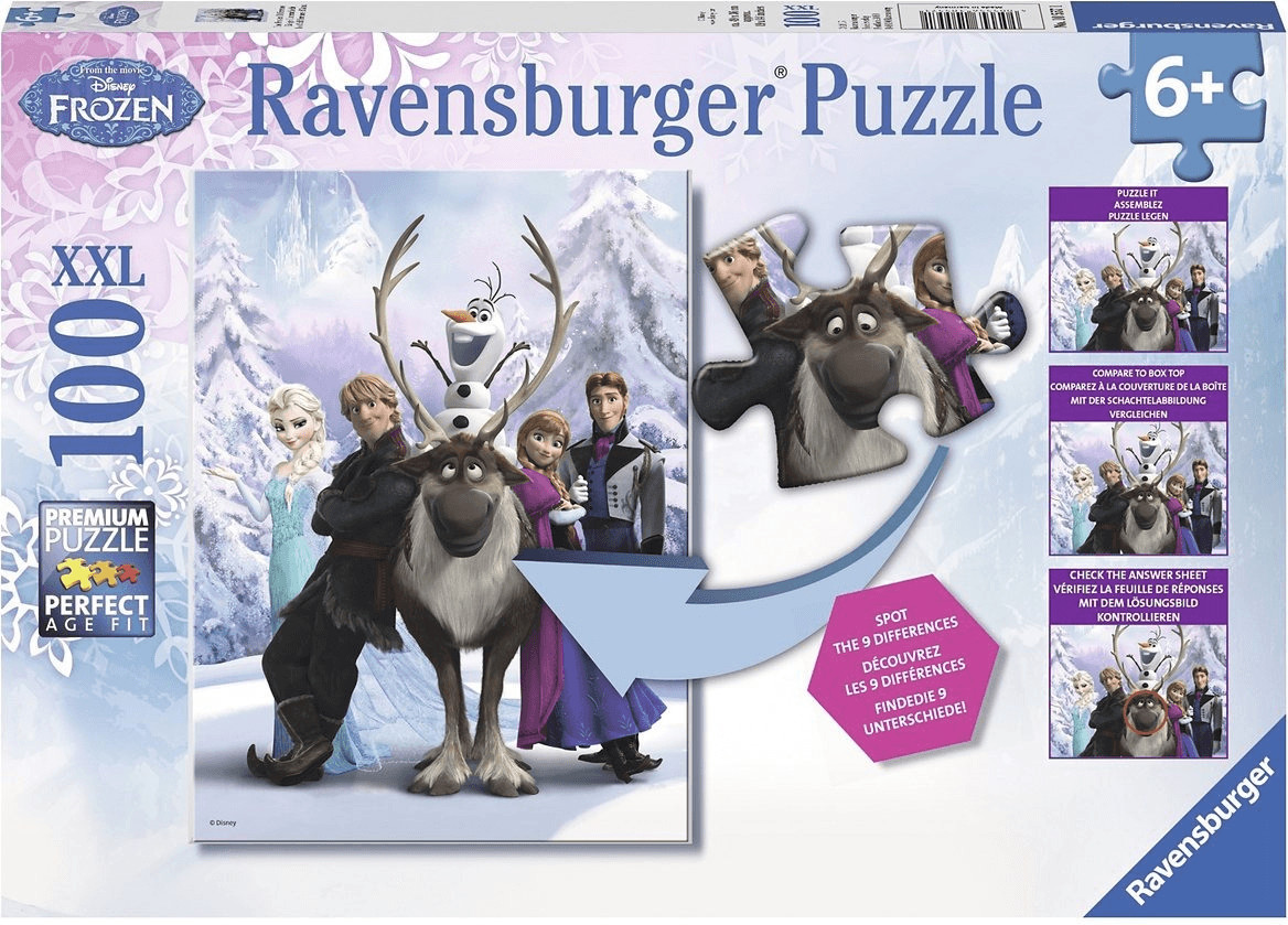 Ravensburger Disney Frozen - spot the difference 100 pieces xxl