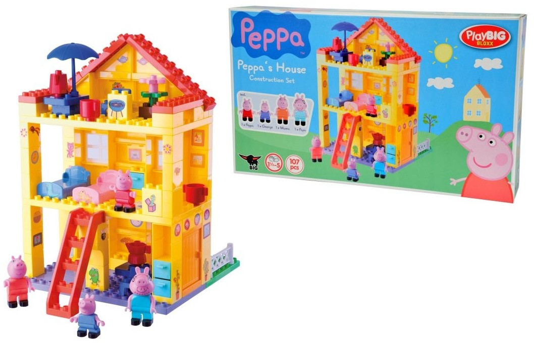 Big Casa Da Família Peppa Pig Bloxx Colorido