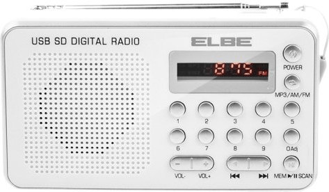 Radio con lector de tarjetas RF-49-USB Elbe