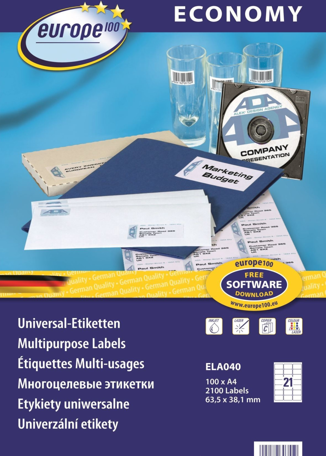 europe 100 ELA040
